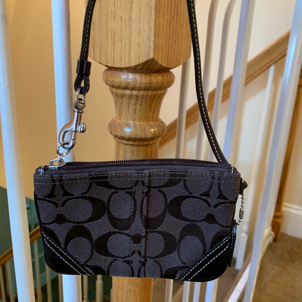 Coach Small Brown Wristlet